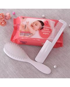 Buy Jhonson's Babycare Collection(wipes with brush and comb set) Online