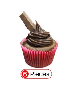 Buy Kit Kat Chocolate Drizzle Cupcakes Online (6 Cup)