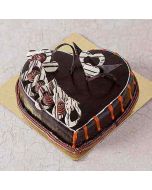 Buy Heart Shaped Dark Chocolate Cake Online
