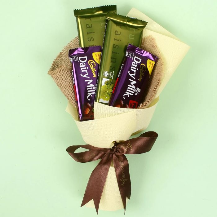 4 Cadbury Chocolate Bouquet, I Love You Delivery in Ahmedabad – SendGifts  Ahmedabad