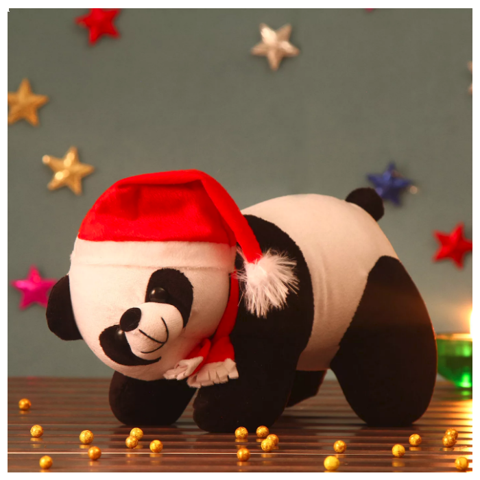 Cute Panda Soft Toy, Christmas Delivery in Ahmedabad – SendGifts Ahmedabad